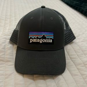 Patagonia grey trucker cap